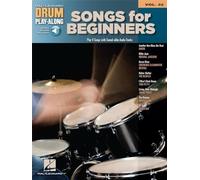 Songs for Beginners Drum Play-Along Book/Audio
