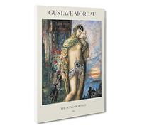 Songs Gustave Moreau Canvas Print | Gallery Wrapped 30mm Frame Wall Art | 30x20 inches | Ready to Hang | Contemporary Picture | Living Room Bedroom Lounge Office