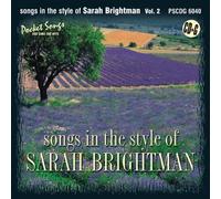 Songs In the Style of Sarah Brightman, Vol. 2