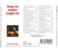 Roberta Alexandra - Songs my Mother taught me