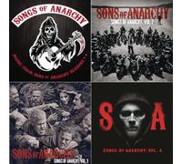 Songs Of Anarchy Vol. 1 - 4 - Music From The Sons Of Anarcy - Original Soundtrack 4 CD Album Bundling