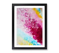 Songs Of The Future Abstract Framed Wall Art Print A2 Black