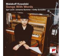 SONGS WITH WORDS - KOWALSKI,MALAKOFF/LEVIT,I./SUMMER,G./GONZALES,C. CD NEW