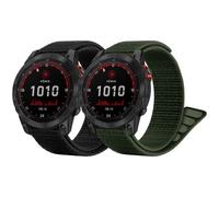 Songsier Fenix 7 Hook and Loop Watch Strap Compatible with Garmin Fenix 7 Solar/Fenix 7 Sapphire Solar/Fenix 6/Fenix 6 Pro/Fenix 5/Fenix 5 plus/Instinct/Forerunner 935/945/ Approach S60