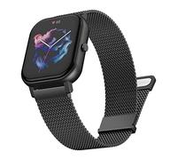 Songsier Metal Strap for Amazfit GTS/GTS 2 /GTS 3/GTS 4 / GTS 2 Mini/GTS 2e /GTR 42 mm/Bip/Bip S/Bip U, 20mm Stainless Steel Strap for Galaxy Watch Active2/Galaxy Watch 42mm/Galaxy Watch 3 41mm