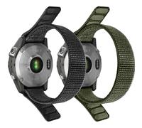 Songsier Strap Compatible with Fenix 7, 22mm Velcro Nylon Soft Light Replacement Strap, Quick Dry Breathable Sport Wristband Compatible with Fenix 8 47mm, Fenix 7 Solar, Fenix 6, Fenix 6 Pro, Fenix 5