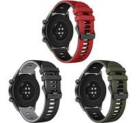 Songsier Strap Compatible with Huawei Watch GT2 Pro 46mm/Watch GT 46mm/Watch GT Active/Watch 2 Pro/Galaxy watch 3 45mm/Galaxy Watch 46mm/Gear S3/Gear 2, 22mm Soft Silicone Replacement Strap