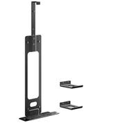 songsoso Console Holder Wall Mount for PS5: Black Gaming Stand for PlayStation 5 and 2 Controller Stand Kits