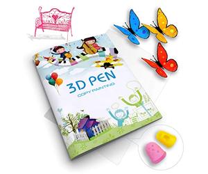 SONGTIY 3D Printing Drawing Book, 40 Patterns Thick Paper Template