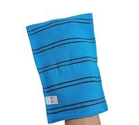 SongWol 10 Pack Korean Beauty Skin Large Exfoliating Bath Shower Towel Gloves Scrub Wash Clothes Made in Korea Blue