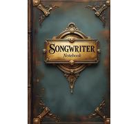 Songwriter notebook: lined journal for men women work