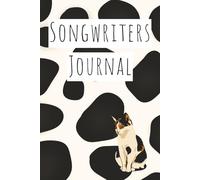 Songwriting Journal - Lyric writing - Song Journal - 100 Pages - Cat Theme