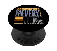 Songwriting Music Lovers Lyric Writer Musicians PopSockets Adhesive PopGrip
