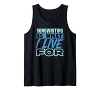 Songwriting Musicians and Music Lovers Lyric Writer Tank Top