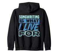 Songwriting Musicians and Music Lovers Lyric Writer Zip Hoodie