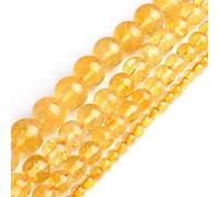Songxi Beads 10mm Natural Citrine Beads for Jewelry Making 15inches Gemstone Beads Beads for Bracelet Jewelry Bracelet Making for Women