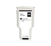 SONGYAWEIEU 300ML Pigment Dye Ink Cartridge 6Colors For H-P 730 DesignJet T1600 T1600dr T1700 T1700dr T2600 T2600d P2V68A P2V69A P2V70A(Matte Black)