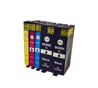 SONGYAWEIEU 802XL Ink Cartridges for Printer 802 802XL Ink Cartridges for Workforce Pro WF-4730 WF-4720 WF-4734 WF-4740 EC-4020(802xl 2b3c)