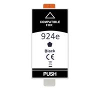 SONGYAWEIEU For H-P 924XL 924E 924 Ink Cartridge 924 For H-P Officejet 8130E 8132E 8134E 8135E 8120E 8122E 8124E 8125E Printer ink Cartridge(1PC Black)