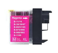 SONGYAWEIEU LC11 LC16 LC38 LC39 LC60 LC61 LC65 LC67 LC975 LC980 LC985 LC990 LC1100 Ink Cartridge Compatible For Bro-ther DCP-145C Printer(1PC Magenta)