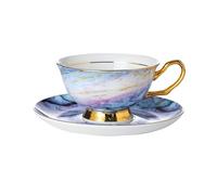 SONGYL-20249 Tea Mug European Afternoon Tea Cups Home Coffee Set 220ml Chinese Bone China Black