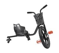 SONHANGIA Drift Kart, 80kg Max Load Capacity 4-Gear Adjustable Kids Trike | Go Cart with 15.75in Front Wheel, Pedal-Powered Drift Cart for 6+ Years Kids, Triangular Structure for 360° Flexible Drifting