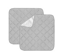 Sonhomay 2Pcs Waterproof Chair Pads for Elderly Incontinence Reusable& Washable, Fits Recliners, Seats, Furniture, Beds- Reusable Absorbent Seat Protector Pads for Adults Senior