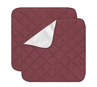 Sonhomay 2Pcs Waterproof Chair Pads for Elderly Incontinence Reusable& Washable, Fits Recliners, Seats, Furniture, Beds- Reusable Absorbent Seat Protector Pads for Adults Senior