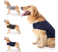 Sonhomay Dog Anxiety Jacket Relief Coat Adjustable Thunder Dog Wrap Vest Calming Jacket for Small Large Pet Dogs Anxiety Stress Relief Fireworks Vet Visits and Separation Noise Block