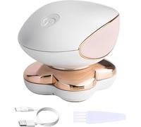 Sonhomay Electric Razors for Women, Cordless Painless Flawless Hair Removal Device with LED Light Rotary Head, Pink, Modern Style, Rechargeable Lithium-Ion Battery, 800mAh