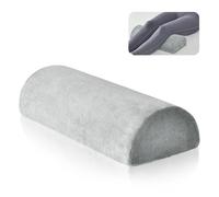 Sonhomay Half Moon Memory Foam Pillow Cushion Orthopaedic Bolster Pillow Leg Elevation Pillow Under the Knee Pillow for Back Legs Side Sleepers Post-Surgery Footrest Lumbar 16.5x7.1x3.9inch
