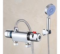 Sonhomay Thermostatic Shower Mixer Valve Tap Bar Wall Mounted Thermostatic Shower Mixer Bar Valve Hot Cold Water Temperature Control Valve for Bathroom