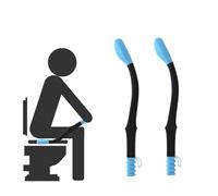Sonhomay Toilet Aids Wiper Self Assist Bathroom Bottom Butt Wipe Helper Wand 15. 6 Long Comfort Wipe Tool Toilet Tissue Grip for Limited Mobility Elderly Pregnancy