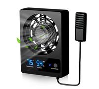 Sonhomay Ventilation Fan for Reptile Enclosure Speed Adjustable Humidity Fan Cooling Fan Enclosure Humidity Control Dehumidifier for Rainforest Terrarium Vivarium Amphibians Reptiles Snakes