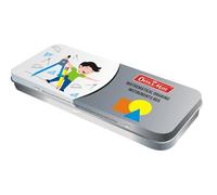 Soni Officemate Geometry Box Set | Includes Compass, Divider, Scale, Protractor & More | Ideal for Students & Engineers