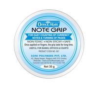 Soni Officemate Note Grip (30g) |Pack of 3| Enhanced Grip | Non-Toxic, Mess-Free & Ergonomic | Ideal for Fast, Accurate Currency Counting