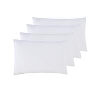 Sonia Moer Super Soft Brushed Microfibre Pillowcases - Non Iron Breathable Hypoallergenic Pillowcases set of 4- White