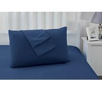 Sonia Moer Super Soft Brushed Microfibre Pillowcases - Non Iron Breathable Hypoallergenic Pillowcases set of 2- Navy