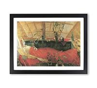Sonia Vol.1 By Walter Gramatte Classic Painting Framed Print | A3 Black Framed Wall Art | Ready to Hang | Classic Historical Picture | Living Room Bedroom Lounge Office