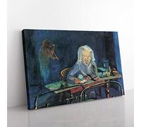 Sonia Vol.2 By Walter Gramatte Classic Painting Canvas Wall Art Print Ready to Hang, Framed Picture for Living Room Bedroom Home Office Décor, 50x35 cm (20x14 Inch)