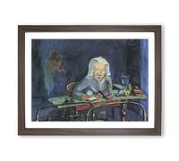 Sonia Vol.2 By Walter Gramatte Classic Painting Framed Print | A2 Walnut Framed Wall Art | Ready to Hang | Classic Historical Picture | Living Room Bedroom Lounge Office
