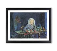 Sonia Vol.2 By Walter Gramatte Classic Painting Framed Print | A3 Black Framed Wall Art | Ready to Hang | Classic Historical Picture | Living Room Bedroom Lounge Office