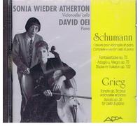 SONIA WIEDER ATHERTON :Violoncelle / 'cello - SCHUMANN l'oeuvre pour violoncelle et piano / Complete works for celo & piano