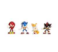 Jada Toys Sonic The Hedgehog Figure (1 Piece) - Random Selection of Four Collectible Metal Figures (Sonic, Tails, Knuckles or Shadow) for Fans and Collectors from 8 Years, Random Selection, 6.5 cm