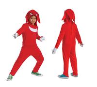 Sonic 3 158699M-20L Knuckles Hooded Fancy Dress, T2