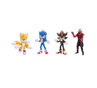 Sonic 3 Movie 5-InchAction Figure 4-Pack Articulated Figures from Jakks Pacific's Wave 1 Include Sonic Shadow Tails and Ivo Robotnik!