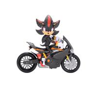 SONIC 3 MOVIE Sonic the Hedgehog Shadow Figure & Motorcycle by Jakks Pacific, Officially Licensed Sonic 3 Movie Collectible, Stands 5? / 12.7 cm Tall,