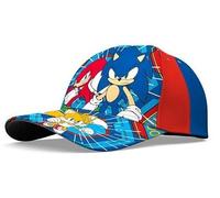 Sonic Baseball Cap Cotton 52cm, Adjustable Red Toddler Cap for Sun Rays Protection, Kids Christmas Sun Hat for Boys 3-7 Years Light Blue