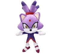 Sonic Blaze The Cat Plushie, Stuffed Toy, Plush Toy Decor, Game Gifts, Gaming, Purple, (35cm)