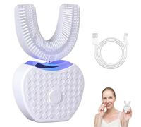 Sonic Brush V5 Toothbrush-Sonic Electric Toothbrush Ultrasonic 360 Cleaning Bass Technique Plaque Removal Whitening Adult Daily Oral Care (White)